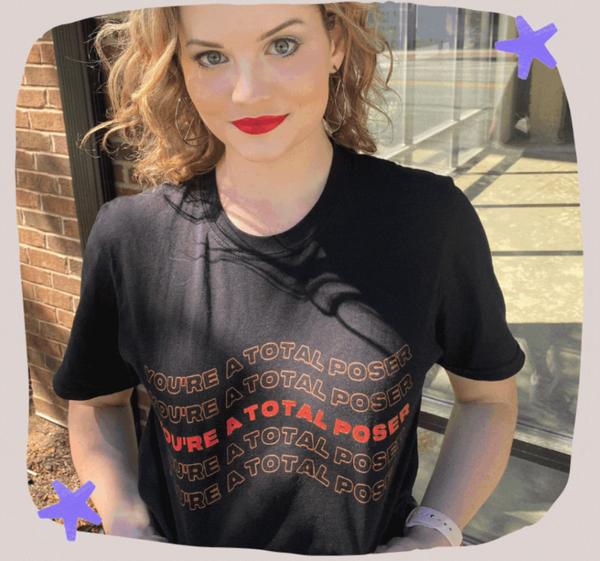 Yelena Belova Shirt thunderbolts disney trip avengers campus disneyland outfit avengers superhero girl power women feminist you're a total poser hawkeye kate bishop sebastian stan bucky barnes florench pugh gift fan comic con cosplay