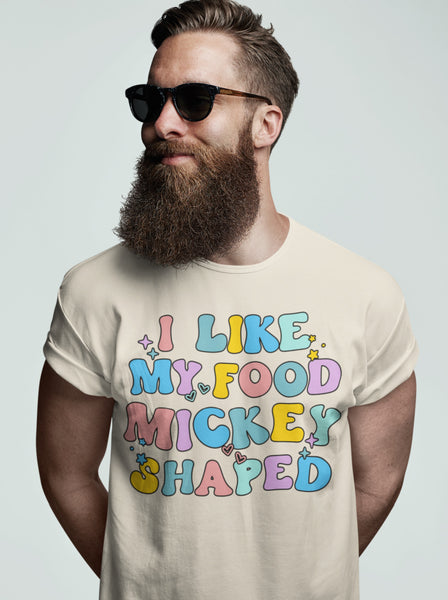 I Like My Food Mickey Shaped Shirt