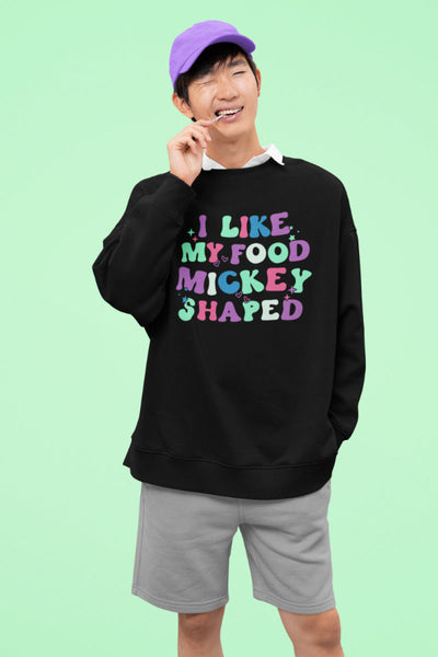 i like my food mickey shaped sweatshirt oogie boogie bash disneyland mickeys not so scary halloween party disneyworld treats costume long sleeve pullover