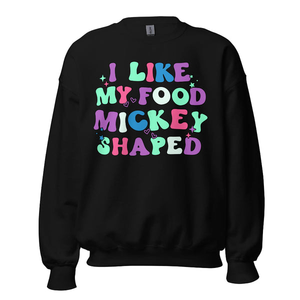 i like my food mickey shaped sweatshirt oogie boogie bash disneyland mickeys not so scary halloween party disneyworld treats costume long sleeve pullover