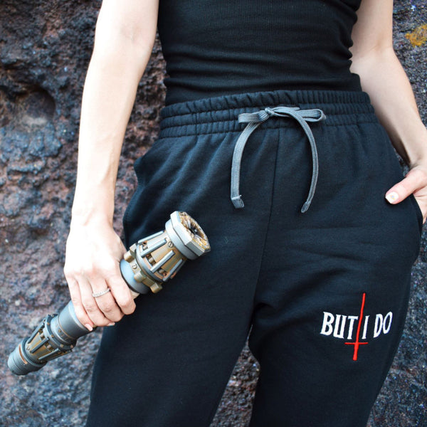 But I Do Kylo Ren Lightsaber The Rise of Skywalker Trailer Movie Quote, Ben Solo rey reylo au Adam Driver fans cosplay, sweatpants joggers, black with drawcord drawstring adjustable tie waist and side pockets. Size inclusive Small-2XL. Holding Rey's Lightsaber at Galaxy's Edge Disneyland Anaheim California woman holding rey's lightsaber cosplay costume