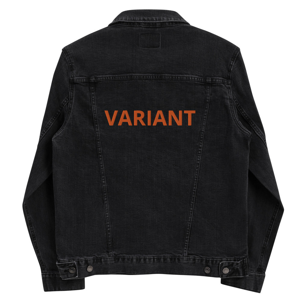 Vlone jean jacket sales orange