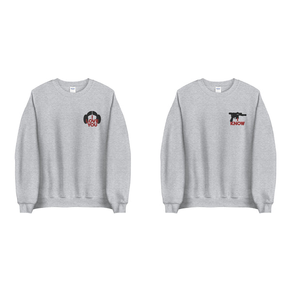 Matching I Love You I Know Sweaters