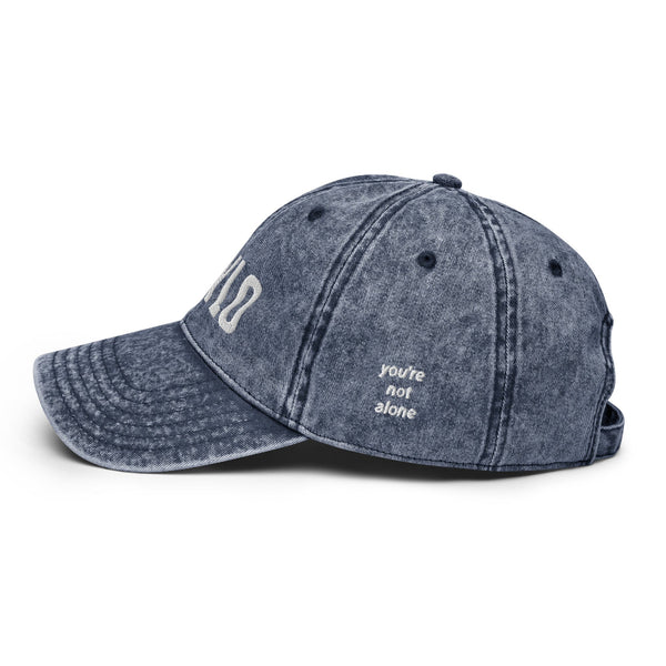 Reylo Vintage Hat You're Not Alone embroidery embroidered Star Wars baseball cap kylo ren and rey dyad adam driver daisy ridley outfit gift cosplay merch men women unisex
