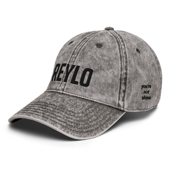 Reylo Vintage Hat You're Not Alone embroidery embroidered Star Wars baseball cap kylo ren and rey dyad adam driver daisy ridley outfit gift cosplay merch men women unisex