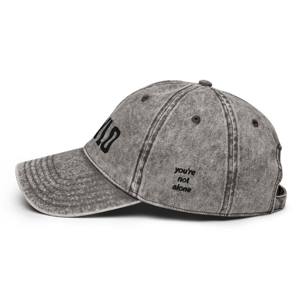 Reylo Vintage Hat You're Not Alone embroidery embroidered Star Wars baseball cap kylo ren and rey dyad adam driver daisy ridley outfit gift cosplay merch men women unisex