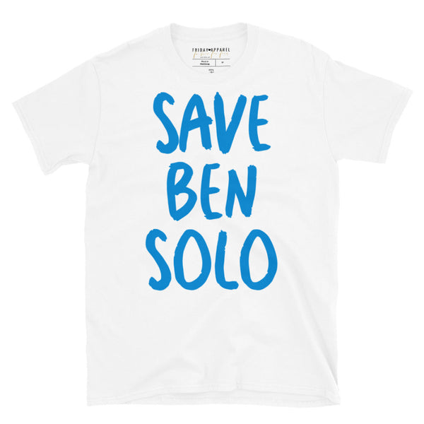 Save Ben Solo Shirt star wars kylo ren adam driver daisy ridley sequels the force awakens the last jedi the rise of skywalker darth vader's grandson anakin skywalker jedi lightsaber villain darkside sith palpatine the emperor rey reylo dyad in the force outfit cosplay costume comic con