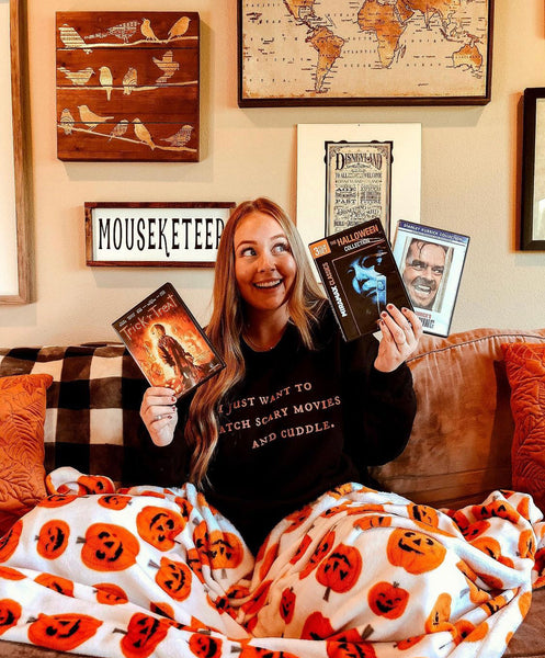 Watch Scary Movies and Cuddle Sweatshirt