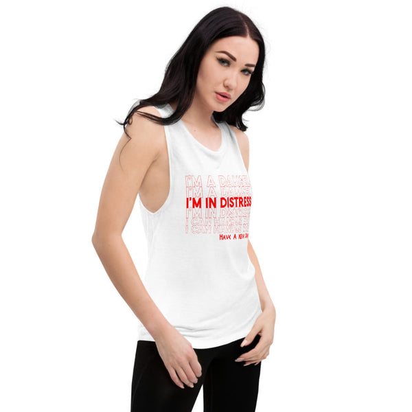 Meg Tank Top Run Disney Damsel In Distress Have A Nice Day hercules megara cosplay outfit shirt yoga athleisure athletic fitness cute princess mickey ears disneyland disneyworld florida california summer spring girls women cotton polyester viscose soft comfortable red purple