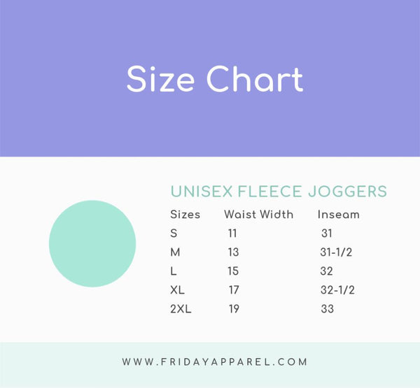 Friday Apparel Unisex Fleece Joggers sweatpants bottoms