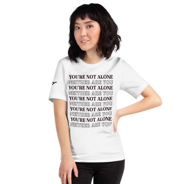 You're Not Alone Neither Are You Rey's Scar Shirt Star Wars Skywalker Jedi Lightsaber Reylo kylo ren ben solo outfit cosplay galaxy's edge batuu bound women girl unisex