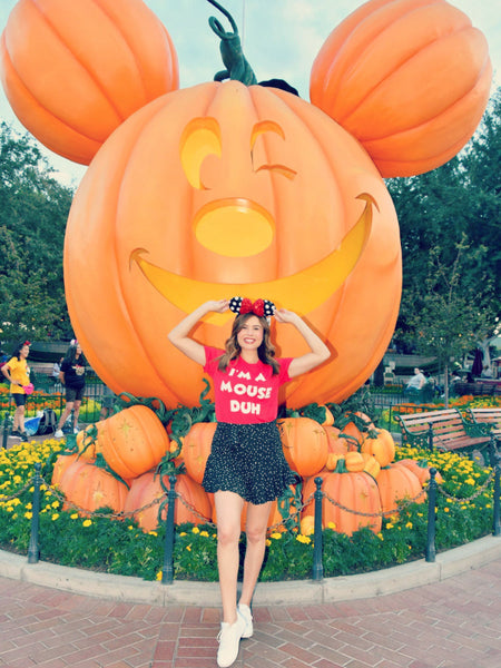 i'm a mouse duh halloween orange shirt oogie boogie bash mickeys not so scary party mean girls costume disney outfit mickey pumpkin disneyland trip