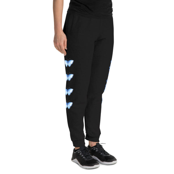 Save Ben Solo Blue Butterfly Joggers Sweatpants Bottoms Loungewear Gift Star Wars Kylo Ren Reylo Adam Driver Men Women Drawstring Black Navy Cosplay Costume Outfit
