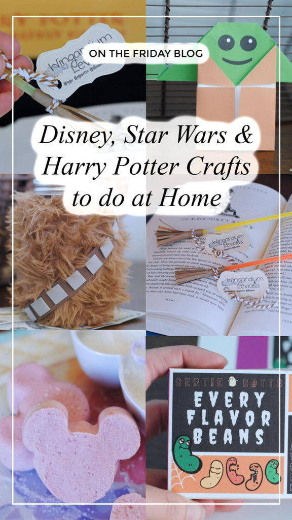 Disney, Star Wars and Harry Potter Crafts to Do at Home