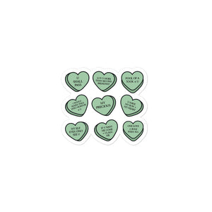 LOTR Candy Hearts Sticker