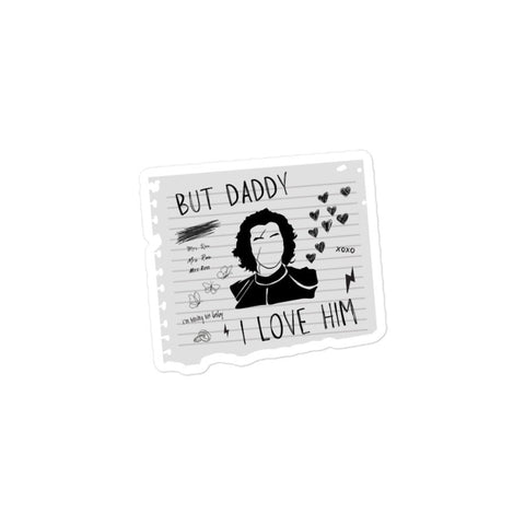 But Daddy I Love Him Kylo's Version Sticker