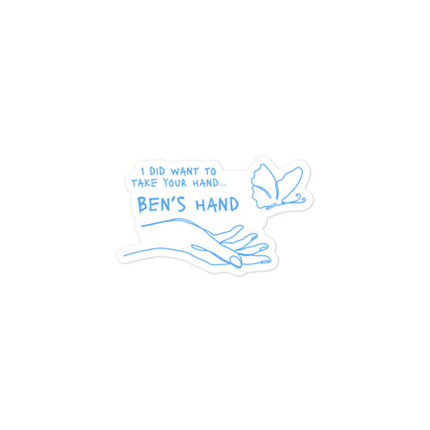 I didn't want to take your hand Ben's hand movie quote star wars rey kylo ren ben solo reylo gift merch sticker decal accessories fan cosplay