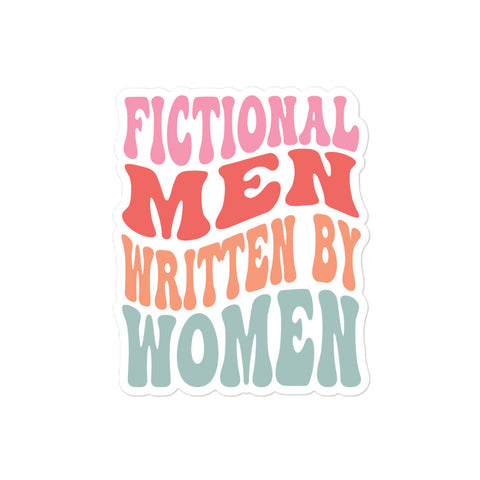 Fictional Men Written By Women Sticker