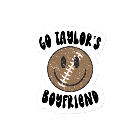 Go Taylor's Boyfriend Football Sticker