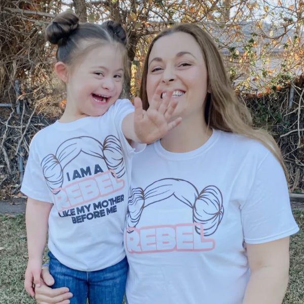 princess leia rebel buns matching mommy and me shirts disneyland outfit galaxys edge cosplay disney bound