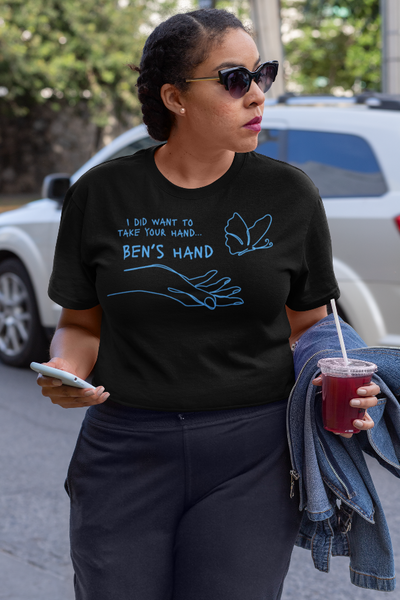 I did want to take your hand ben's hand star wars reylo kylo ren rey graphic tee comfort colors shirt black blue cosplay gift costume galaxy's edge fan party