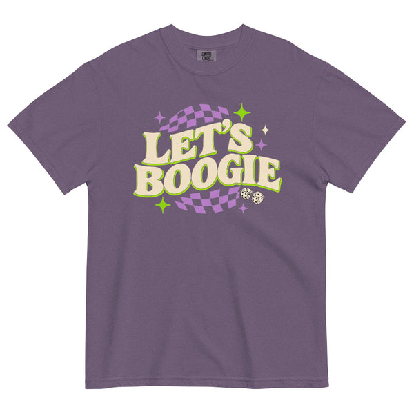 Let’s Boogie Halloween Comfort Colors shirt with retro spooky design inspired by Oogie Boogie Bash and Disneyland Halloween.