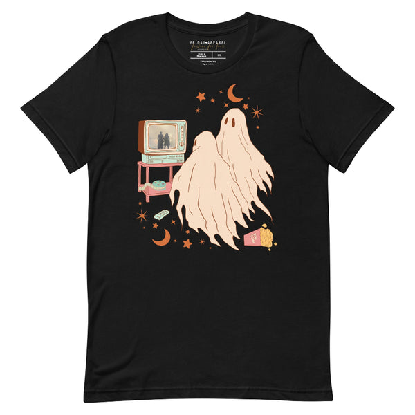 Oshamir Halloween unisex shirt with spooky artwork inspired by Osha and Qimir from The Acolyte, a Halloween tee for Oshamir shippers, Qimir fans, Galaxy's Edge outfits and Renew The Acolyte fans.
