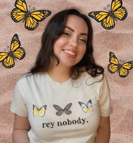 Minimalist Rey Nobody unisex t-shirt inspired by Rey and Reylo fandom