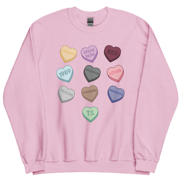 Eras Candy Hearts Sweatshirt