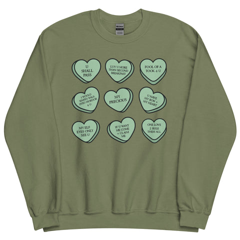 LOTR Candy Hearts Sweatshirt