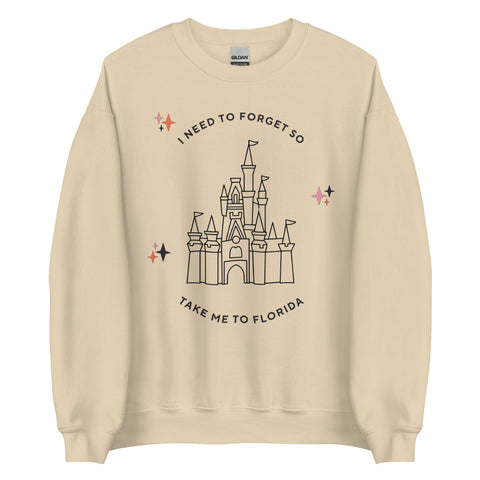 Take Me To Florida Castle Sweatshirt