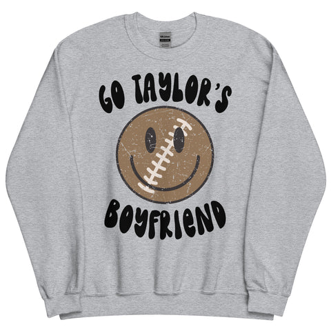 Go Taylor's Boyfriend Football Sweatshirt