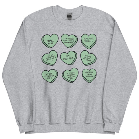 LOTR Candy Hearts Sweatshirt