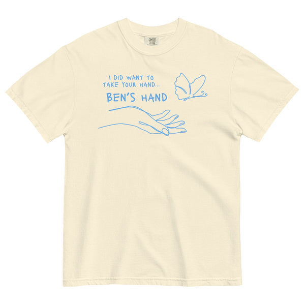 I did want to take your hand ben's hand star wars reylo kylo ren rey graphic tee comfort colors shirt black blue cosplay gift costume galaxy's edge fan party