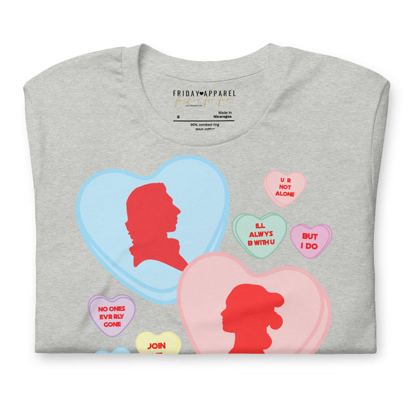 Reylo Candy Hearts Shirt | Star Wars Valentine Fandom Tee