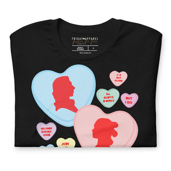 Reylo Candy Hearts Shirt | Star Wars Valentine Fandom Tee