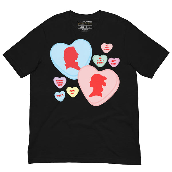 Reylo Candy Hearts Shirt | Star Wars Valentine Fandom Tee