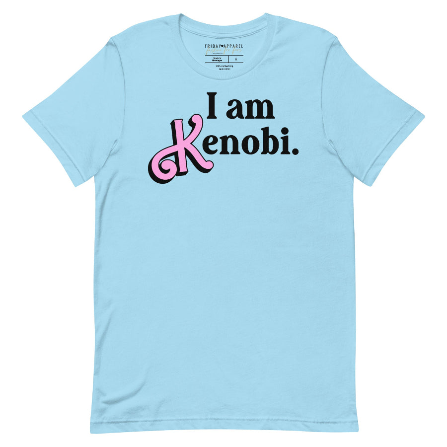I Am Kenobi Shirt ryan gosling star wars movie 2027 starfighter shawn levy obi wan kenobi barbie movie mashup i'm just ken i am kenough funny star wars graphic tee man woman men women unisex cotton dad mom matching costume cosplay jedi lightsaber galaxy far far away