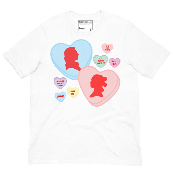 Reylo Candy Hearts Shirt | Star Wars Valentine Fandom Tee
