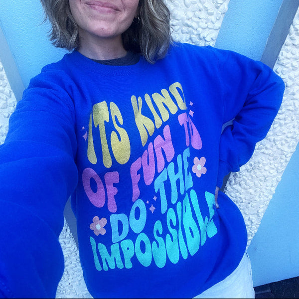 Vintage inspired Walt’s Sweater Disney crewneck with nostalgic park aesthetic