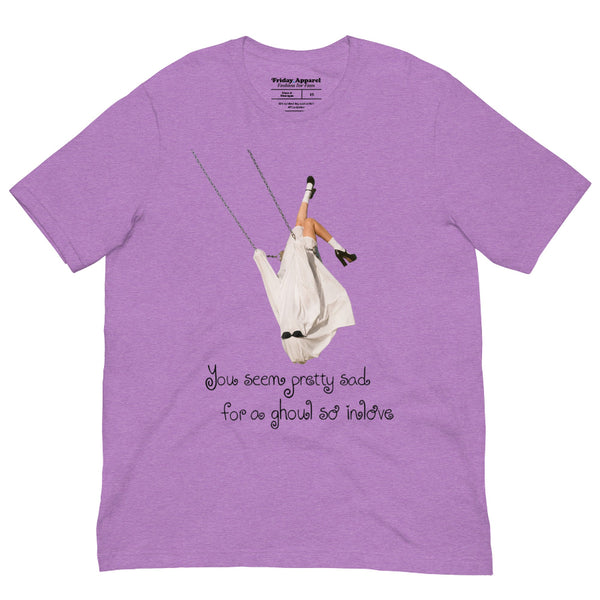 Ghoul So In Love Halloween shirt with spooky pop music inspired graphic