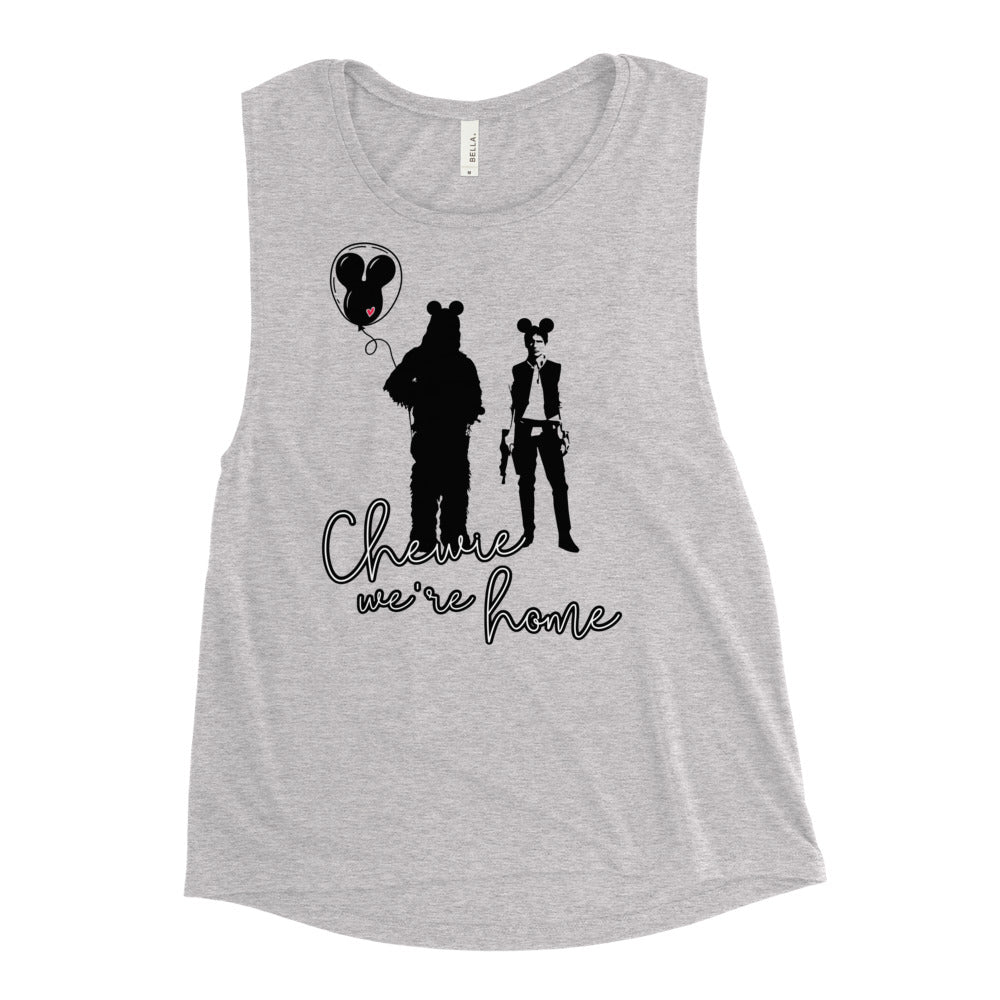 Grey Chewie We're Home Women's Muscle Tank