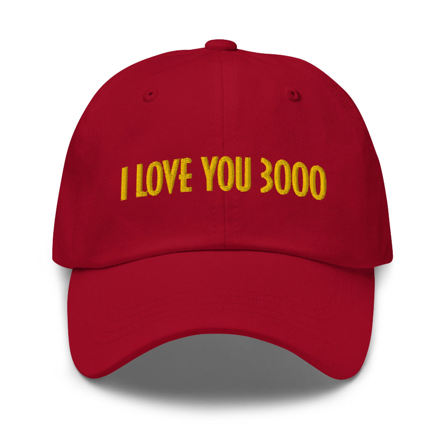 I Love You 3000 Dad Hat Iron Man Avengers Campus Disney
