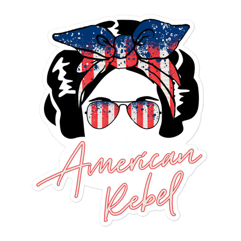 American Rebel Space Buns Sticker