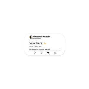 Hello There Kenobi Tweet Sticker