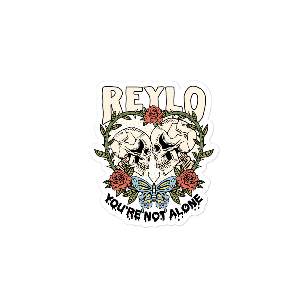The Reylo Halloween Sticker