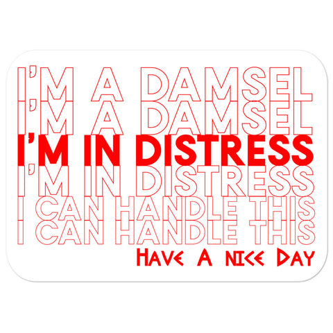 Meg Damsel in Distress Sticker