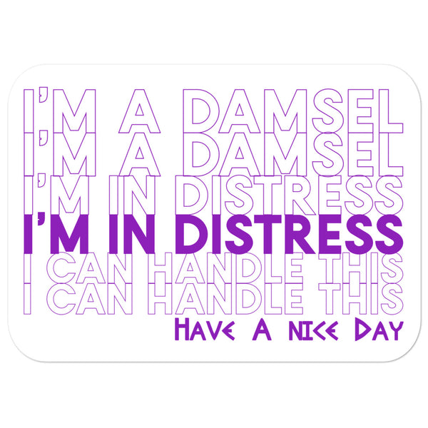 Meg Damsel in Distress Sticker