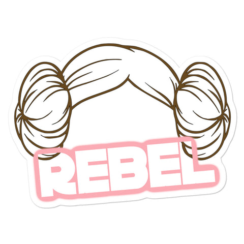 Leia Rebel Buns Sticker