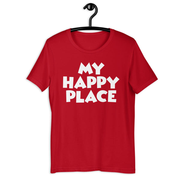 Disney inspired My Happy Place Mickey graphic t-shirt for Disneyland and Disney World fans